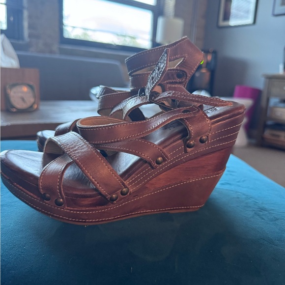 BEDSTU Stylish Brown Leather Sandals - Picture 2 of 8